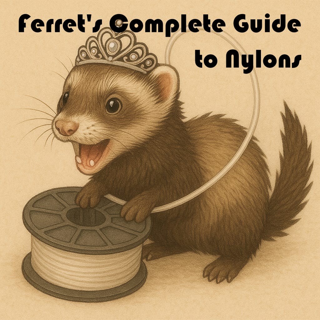 A Ferrets Complete Guide To Printing Reinforced Nylon Filaments.
