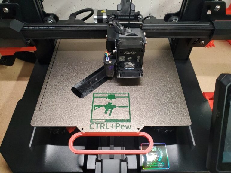 PewCrew PEI Print Bed (Textured, Ender 3/5 Compatible, 235×235 mm)
