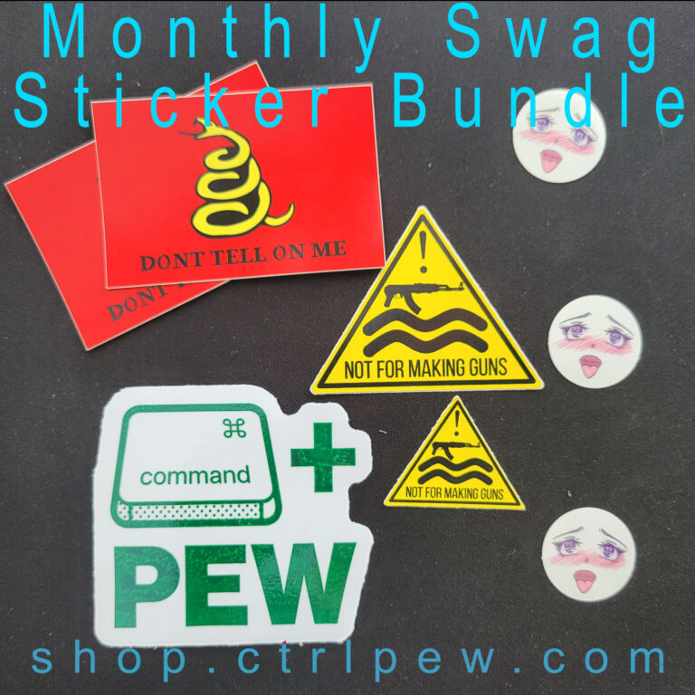 Monthly Swag Sticker Bundle