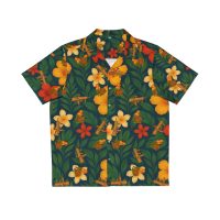 Indigenous Urutau – Hawaiian Style Button Down Shirt